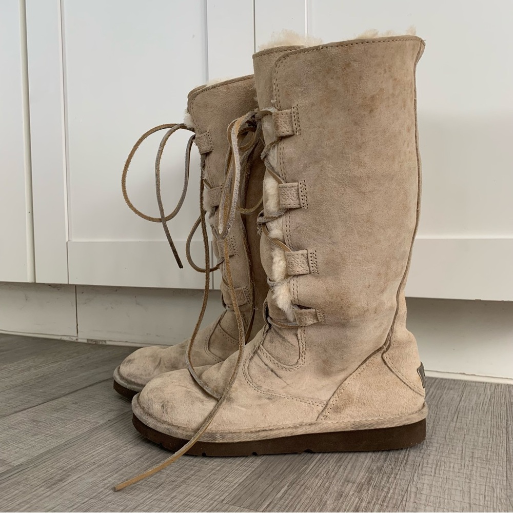 UGG // Whitley Sheepskin Tall Boots - Women’s Size 7